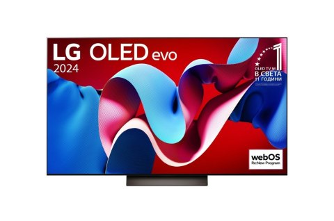 Telewizor 55" LG OLED55C41LA.AEU 4K Ultra HD 120 Hz WebOS Dolby Atmos Czarny LG Telewizor 55" LG OLED55C41LA.AEU 4K Ultra HD 120 Hz WebOS Dolby Atmos Czarny LG