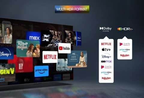 Telewizor TCL 85C655 QLED 85'' 4K Ultra HD Google TV Dolby Atmos DVB-T2 Czarny TCL Telewizor TCL 85C655 QLED 85'' 4K Ultra HD Google TV Dolby Atmos DVB-T2 Czarny TCL