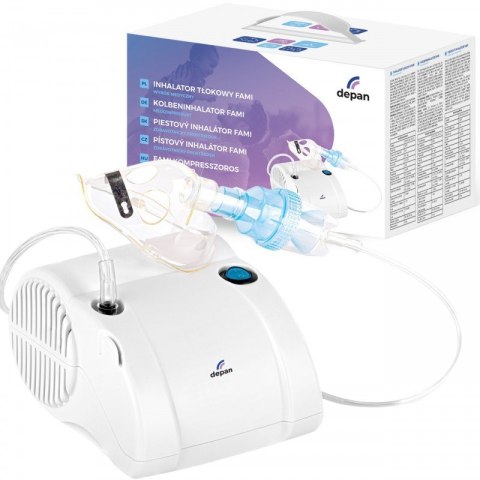 Cichy inhalator tłokowy z dwiema maskami HELBO Cichy inhalator tłokowy z dwiema maskami HELBO