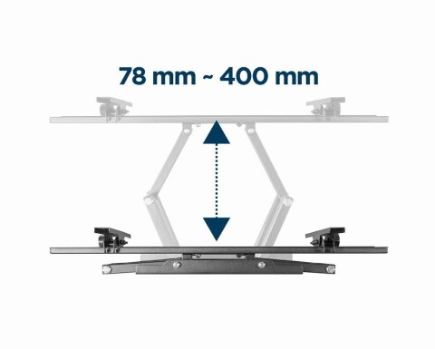 GEMBIRD UCHWYT ŚCIENNY LCD 37"-70" VESA MAX 600 X 400MM, DO 35KG GEMBIRD GEMBIRD UCHWYT ŚCIENNY LCD 37"-70" VESA MAX 600 X 400MM, DO 35KG GEMBIRD