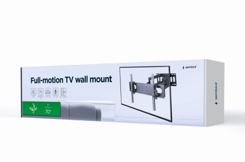 GEMBIRD UCHWYT ŚCIENNY LCD 37"-70" VESA MAX 600 X 400MM, DO 35KG GEMBIRD GEMBIRD UCHWYT ŚCIENNY LCD 37"-70" VESA MAX 600 X 400MM, DO 35KG GEMBIRD