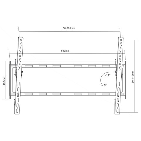 MACLEAN UCHWYT DO TELEWIZORA 37-70" 55KG MC-605N Maclean MACLEAN UCHWYT DO TELEWIZORA 37-70" 55KG MC-605N Maclean