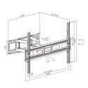 MACLEAN UCHWYT DO TELEWIZORA VESA 600X400 MC-710N Maclean