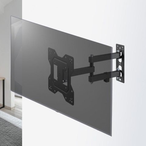 MACLEAN UCHWYT DO TV LUB MONITORA, UNIWERSALNY, MAX VESA 200X200, 23-43", 30KG, CZARNY MC-700N Maclean MACLEAN UCHWYT DO TV LUB MONITORA, UNIWERSALNY, MAX VESA 200X200, 23-43", 30KG, CZARNY MC-700N Maclean