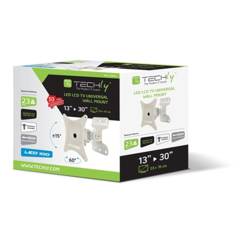 TECHLY UCHWYT ŚCIENNY TV LED/LCD 13-30 CALI 23KG O TECHly TECHLY UCHWYT ŚCIENNY TV LED/LCD 13-30 CALI 23KG O TECHly