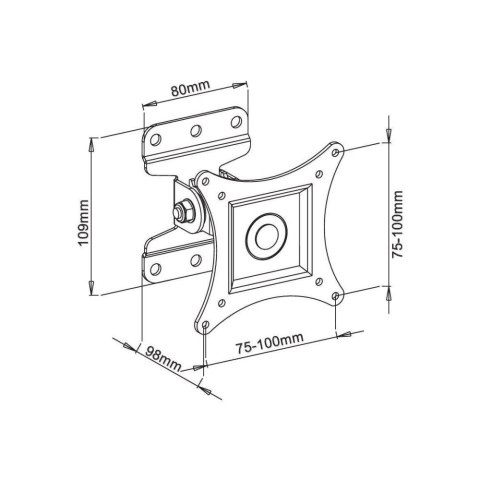 TECHLY UCHWYT ŚCIENNY TV LED/LCD 13-30 CALI 23KG O TECHly TECHLY UCHWYT ŚCIENNY TV LED/LCD 13-30 CALI 23KG O TECHly