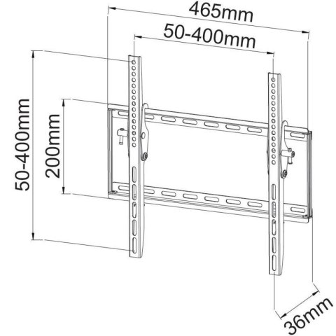 TECHLY UCHWYT ŚCIENNY TV LED/LCD 23-55 CALI 45KG U TECHly TECHLY UCHWYT ŚCIENNY TV LED/LCD 23-55 CALI 45KG U TECHly