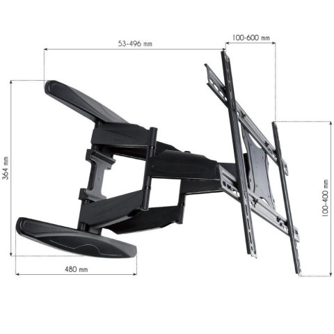 TECHLY UCHWYT ŚCIENNY TV LED/LCD 40-80 CALI 50KG O TECHly TECHLY UCHWYT ŚCIENNY TV LED/LCD 40-80 CALI 50KG O TECHly