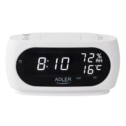 Budzik ADLER AD 1186 white Adler