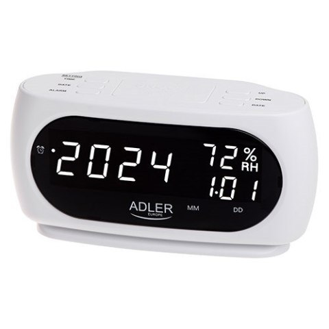 Budzik ADLER AD 1186 white Adler Budzik ADLER AD 1186 white Adler
