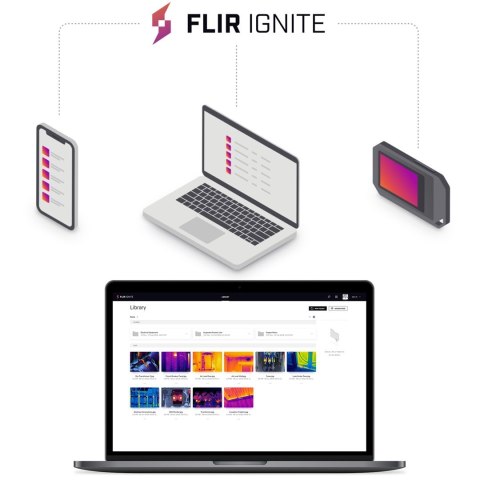 FLIR KAMERA TERMOWIZYJNA Z TECHNOLOGIĄ POPRAWY OBRAZU MSX WI-FI I ŁĄCZNOŚCIĄ W CHMURZE, 128X96PX, DO 300STC, FOV 53,6ST, C3-X FLIR FLIR KAMERA TERMOWIZYJNA Z TECHNOLOGIĄ POPRAWY OBRAZU MSX WI-FI I ŁĄCZNOŚCIĄ W CHMURZE, 128X96PX, DO 300STC, FOV 53,6ST, C3-X FLIR