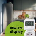 GREENBLUE MIERNIK ENERGII WATOMIERZ 16A, MAX. 3680W, PODTRZ.PAMIĘCI GB615 E GreenBlue