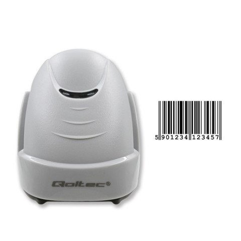 QOLTEC CZYTNIK KODÓW KRESKOWYCH LASEROWY | 1D | USB | BIAŁY Qoltec QOLTEC CZYTNIK KODÓW KRESKOWYCH LASEROWY | 1D | USB | BIAŁY Qoltec