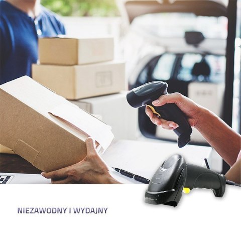 QOLTEC CZYTNIK KODÓW KRESKOWYCH LASEROWY | 1D | USB | CZARNY Qoltec QOLTEC CZYTNIK KODÓW KRESKOWYCH LASEROWY | 1D | USB | CZARNY Qoltec