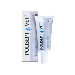 JM SANTE POLISEPT VET GEL PRO SILVER opatrunek żelowy 30ml JM Sante