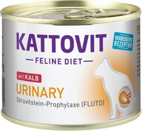 KATTOVIT Urinary cielęcina - puszka 185g karma kot KATTOVIT
