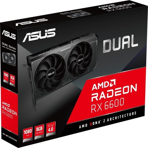 Karta graf. ASUS Dual Radeon RX 6600 V3 8GB ASUS Karta graf. ASUS Dual Radeon RX 6600 V3 8GB ASUS