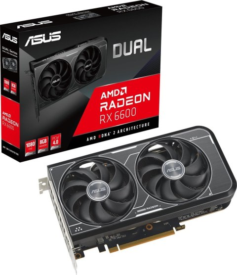 Karta graf. ASUS Dual Radeon RX 6600 V3 8GB ASUS Karta graf. ASUS Dual Radeon RX 6600 V3 8GB ASUS