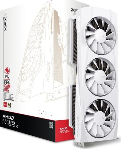 Karta graf. XFX Quicksilver RX 9070XT WH Mag Air 16 XFX Karta graf. XFX Quicksilver RX 9070XT WH Mag Air 16 XFX