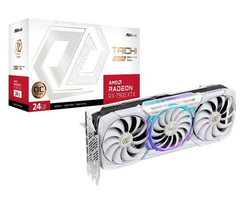 Karta graficzna ASRock Radeon RX 7900 XTX Taichi White 24GB OC Asrock Karta graficzna ASRock Radeon RX 7900 XTX Taichi White 24GB OC Asrock