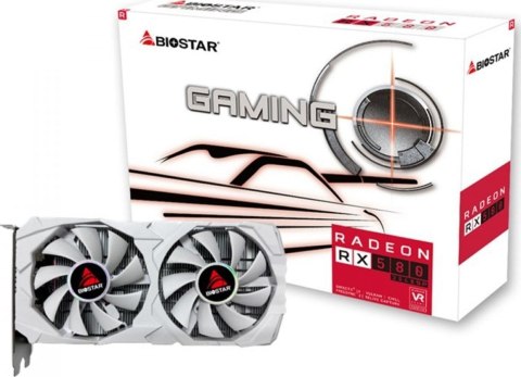 Karta graficzna BIOSTAR Radeon RX 580 8GB White D5 Biostar Karta graficzna BIOSTAR Radeon RX 580 8GB White D5 Biostar