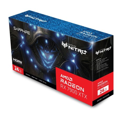 Karta graficzna SAPPHIRE Radeon RX 7900 XTX NITRO+ Vapor-X 24GB Sapphire Karta graficzna SAPPHIRE Radeon RX 7900 XTX NITRO+ Vapor-X 24GB Sapphire
