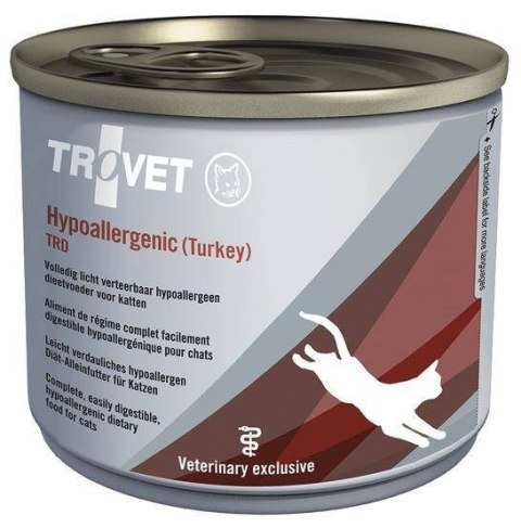 TROVET Hypoallergenic TRD z indykiem - mokra karma dla kota - 200 g TROVET TROVET Hypoallergenic TRD z indykiem - mokra karma dla kota - 200 g TROVET
