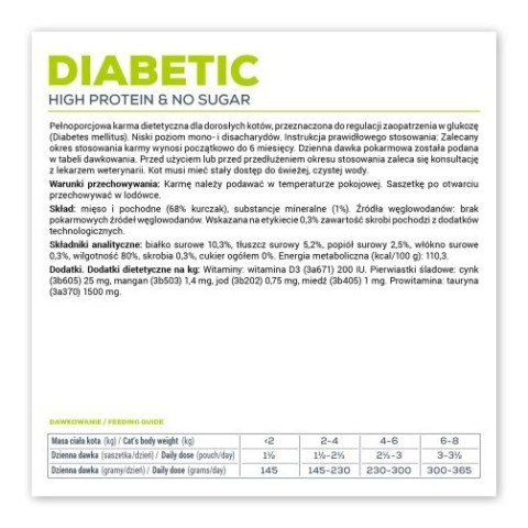 VetExpert Veterinary Diet Diabetic Cat 100g Pouch VetExpert VetExpert Veterinary Diet Diabetic Cat 100g Pouch VetExpert
