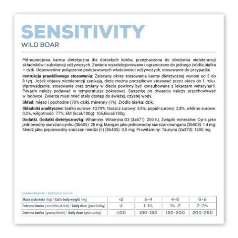 VetExpert Veterinary Diet Sensitivity cat 100g VetExpert VetExpert Veterinary Diet Sensitivity cat 100g VetExpert
