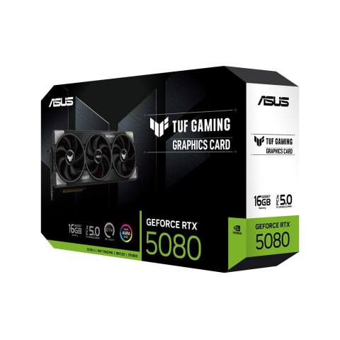 Karta graficzna ASUS Geforce RTX 5080 16GB TUF GAMING ASUS Karta graficzna ASUS Geforce RTX 5080 16GB TUF GAMING ASUS