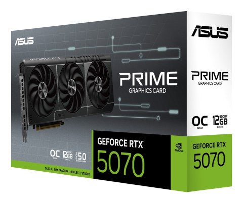 Karta graficzna ASUS PRIME GeForce RTX 5070 OC 12GB ASUS Karta graficzna ASUS PRIME GeForce RTX 5070 OC 12GB ASUS