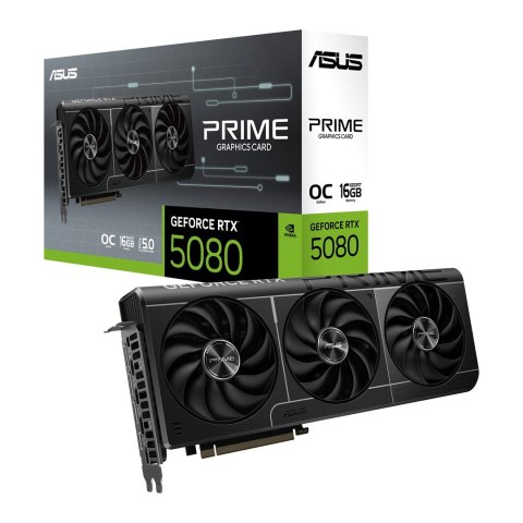 Karta graficzna ASUS PRIME GeForce RTX 5080 OC 16GB ASUS Karta graficzna ASUS PRIME GeForce RTX 5080 OC 16GB ASUS