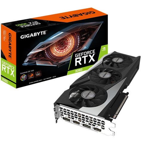 Karta graficzna Gigabyte GeForce RTX 3060 GAMING OC 12GB rev. 2.0 GDDR6 Gigabyte Karta graficzna Gigabyte GeForce RTX 3060 GAMING OC 12GB rev. 2.0 GDDR6 Gigabyte
