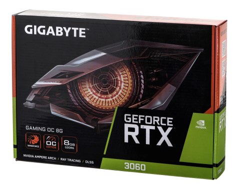 Karta graficzna Gigabyte GeForce RTX 3060 GAMING OC 8GB rev. 2.0 GDDR6 Gigabyte Karta graficzna Gigabyte GeForce RTX 3060 GAMING OC 8GB rev. 2.0 GDDR6 Gigabyte