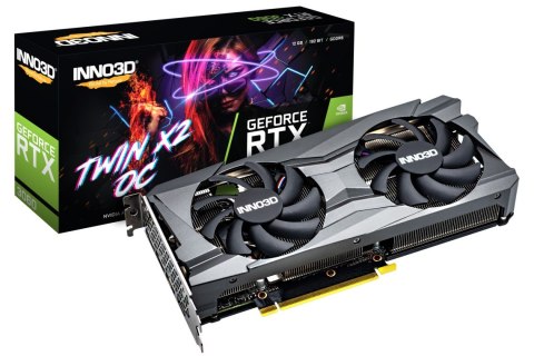 Karta graficzna INNO3D GeForce RTX 3060 TWIN X2 OC 12GB GDDR6 INNO3D Karta graficzna INNO3D GeForce RTX 3060 TWIN X2 OC 12GB GDDR6 INNO3D