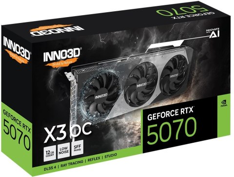 Karta graficzna INNO3D GeForce RTX 5070 X3 OC INNO3D Karta graficzna INNO3D GeForce RTX 5070 X3 OC INNO3D