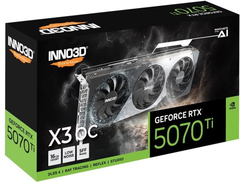 Karta graficzna INNO3D GeForce RTX 5070 Ti X3 OC INNO3D Karta graficzna INNO3D GeForce RTX 5070 Ti X3 OC INNO3D