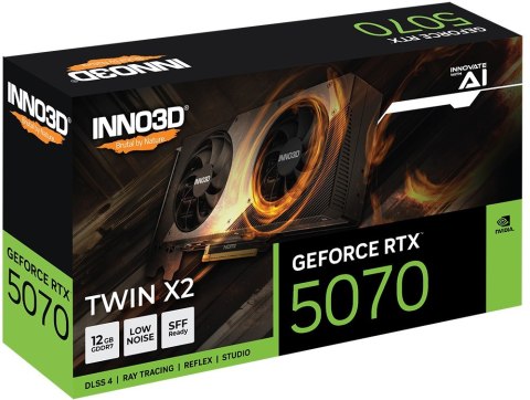 Karta graficzna INNO3D GeForce RTX 5070 Twin X2 INNO3D Karta graficzna INNO3D GeForce RTX 5070 Twin X2 INNO3D