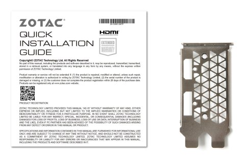 Karta graficzna ZOTAC GAMING GeForce RTX 3050 Low Profile ZOTAC Karta graficzna ZOTAC GAMING GeForce RTX 3050 Low Profile ZOTAC