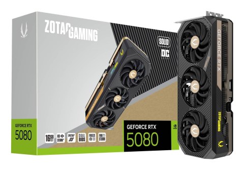 Karta graficzna ZOTAC GAMING GeForce RTX 5080 SOLID OC 16GB ZOTAC Karta graficzna ZOTAC GAMING GeForce RTX 5080 SOLID OC 16GB ZOTAC