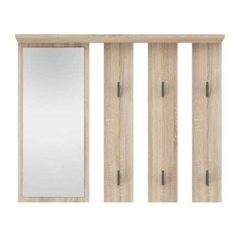 Wieszak + lustro PARMA 100x15xH.81,5 sonoma TOP E SHOP Wieszak + lustro PARMA 100x15xH.81,5 sonoma TOP E SHOP