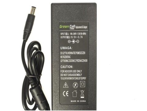 GREEN CELL PRO ZASILACZ AD35P DO DELL 19.5V 6.7A 130W 7.4MM-5.0MM Green Cell GREEN CELL PRO ZASILACZ AD35P DO DELL 19.5V 6.7A 130W 7.4MM-5.0MM Green Cell