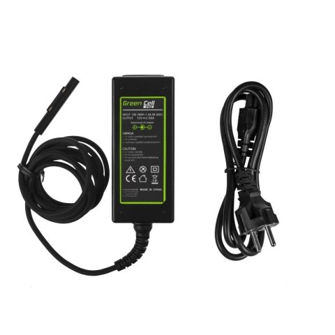 GREEN CELL ZASILACZ AD63P SURFACE 12V 2.58A 36W Green Cell GREEN CELL ZASILACZ AD63P SURFACE 12V 2.58A 36W Green Cell