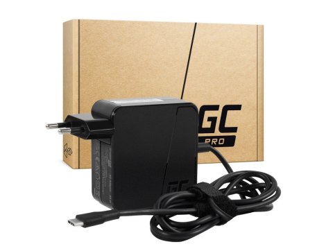 GREEN CELL ZASILACZ / ŁADOWARKA USB-C 65W 5V-9V-12V-15V/3A, 20V/3.25A POWER DELIVERY (AD134PV2) Green Cell GREEN CELL ZASILACZ / ŁADOWARKA USB-C 65W 5V-9V-12V-15V/3A, 20V/3.25A POWER DELIVERY (AD134PV2) Green Cell