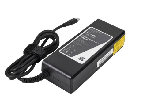 GREEN CELL ZASILACZ / ŁADOWARKA USB-C 90W 5V-9V-12V-15V/3A, 20V/4.5A POWER DELIVERY (AD139P) Green Cell GREEN CELL ZASILACZ / ŁADOWARKA USB-C 90W 5V-9V-12V-15V/3A, 20V/4.5A POWER DELIVERY (AD139P) Green Cell
