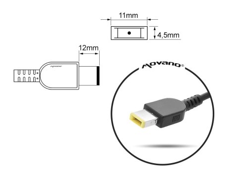 MITSU ZASILACZ 20V 4.5A (PROSTOKĄTNY 11.0X4.5 PIN - YOGA) - LENOVO MITSU MITSU ZASILACZ 20V 4.5A (PROSTOKĄTNY 11.0X4.5 PIN - YOGA) - LENOVO MITSU