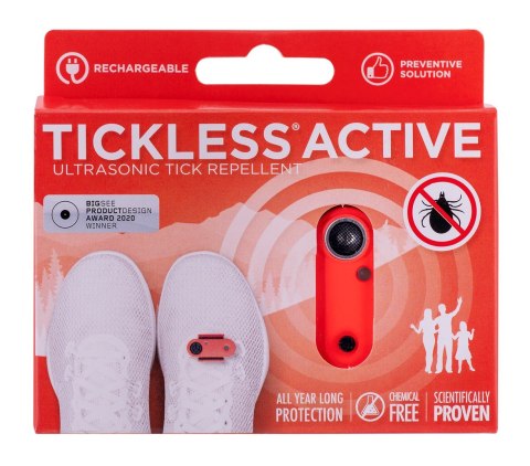 Odstraszacz kleszczy dla ludzi Tickless Active Coral TICKLESS Odstraszacz kleszczy dla ludzi Tickless Active Coral TICKLESS
