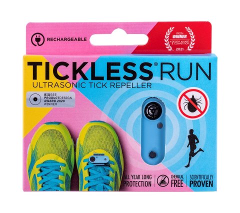 Odstraszacz kleszczy dla ludzi Tickless Run Blue TICKLESS Odstraszacz kleszczy dla ludzi Tickless Run Blue TICKLESS