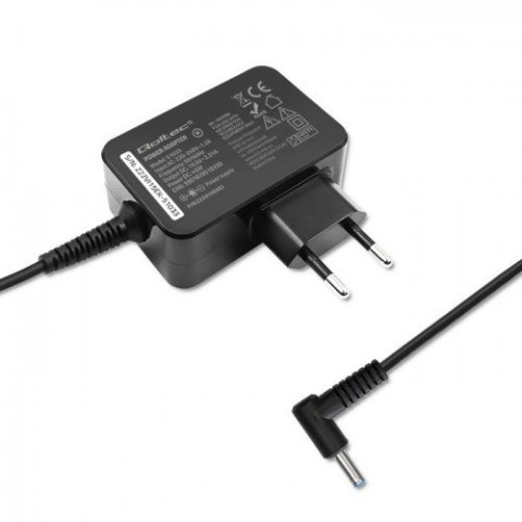 QOLTEC ZASILACZ DO ULTRABOOKA HP 45W | 19.5V | 2.31A | 4.5*3.0+PIN Qoltec QOLTEC ZASILACZ DO ULTRABOOKA HP 45W | 19.5V | 2.31A | 4.5*3.0+PIN Qoltec