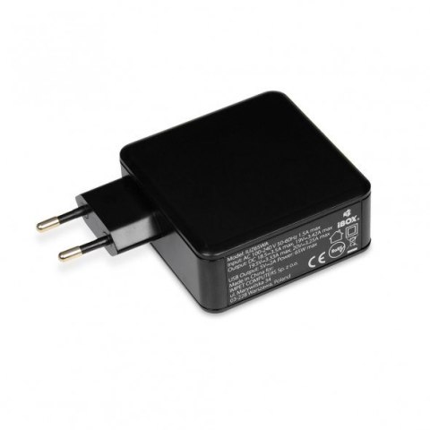 Zasilacz IBOX IUZ65WA do notebooka (20,5 V; 3,25 A, 3,5 A; 65W ) IBOX Zasilacz IBOX IUZ65WA do notebooka (20,5 V; 3,25 A, 3,5 A; 65W ) IBOX